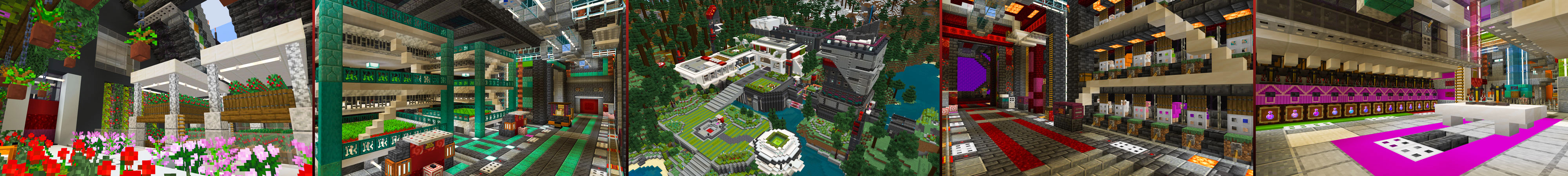 Mega Redstone House panorama