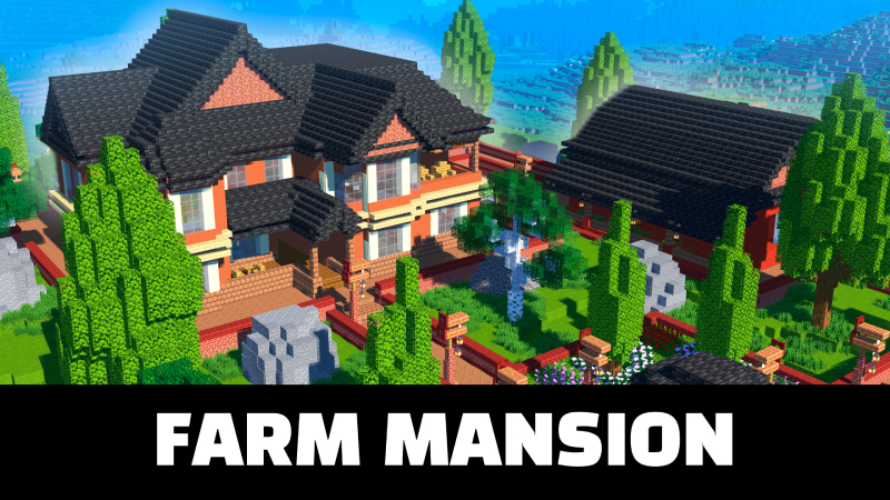 Farm Mansion on the Minecraft Marketplace by Pixel Smile Studios