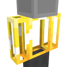 Golden Wireframe Top