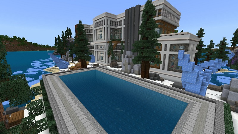 Winter Millionaire Mansion Screenshot #2