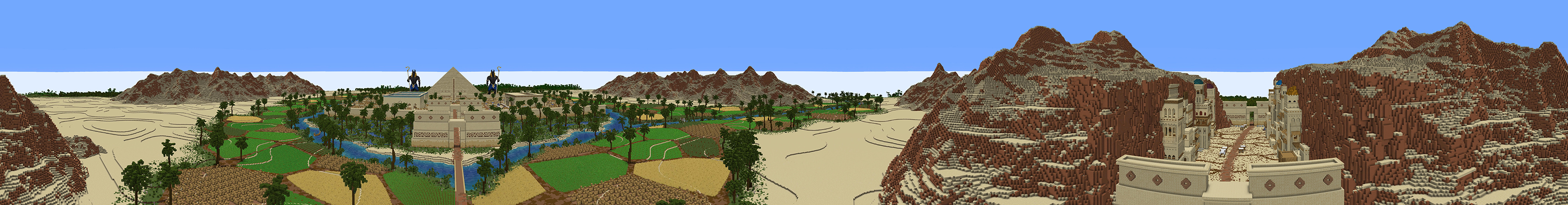 Egyptian Oasis Panorama