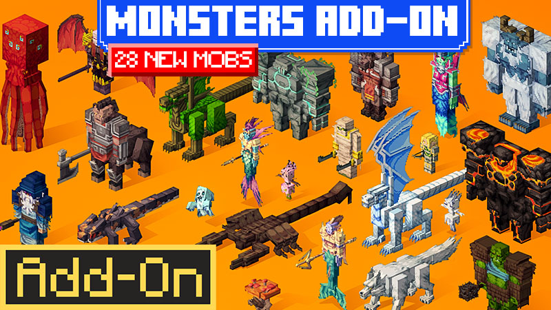 Monsters Add-on on the Minecraft Marketplace by Ninja Block