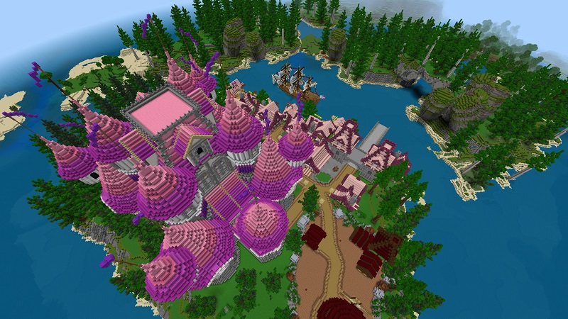 Pink Castle by Eescal Studios