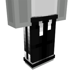 Black White Hacker Sweatpants on the Minecraft Marketplace by Red Eagle Studios