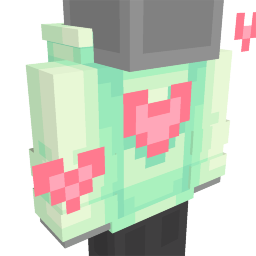 Heart Hoodie on the Minecraft Marketplace by BLOCKLAB Studios