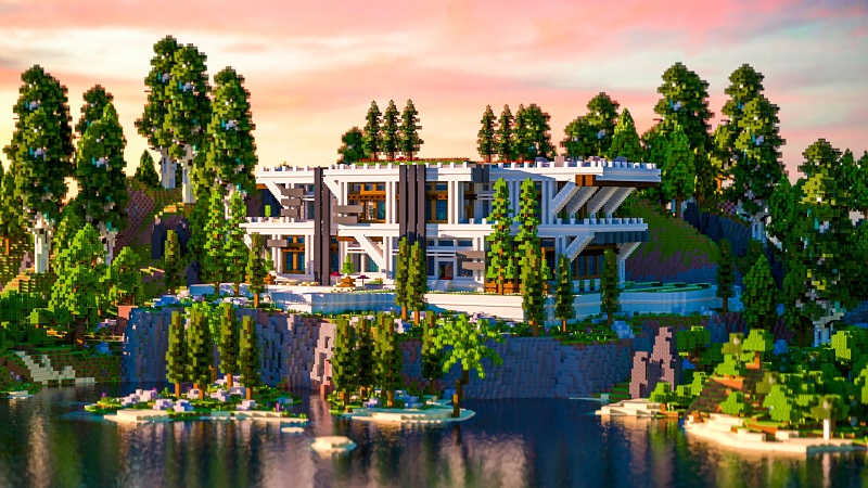 Modern Deluxe Mansion in Minecraft Marketplace