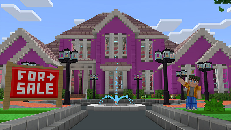 Minecraft barbie dream online house map