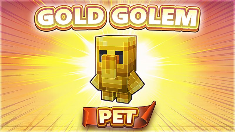 Gold Golem RARE PET