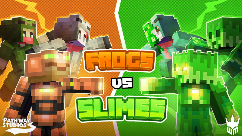 Frogs vs Slimes on the Minecraft Marketplace by Pathway Studios