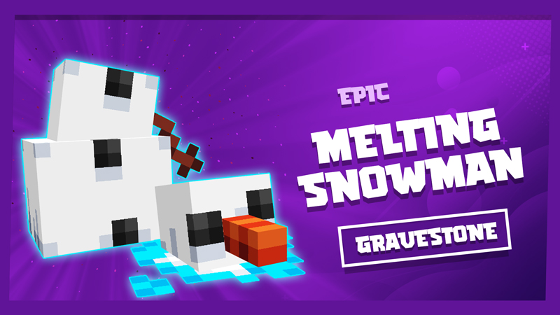 Melting Snowman Gravestone Key Art