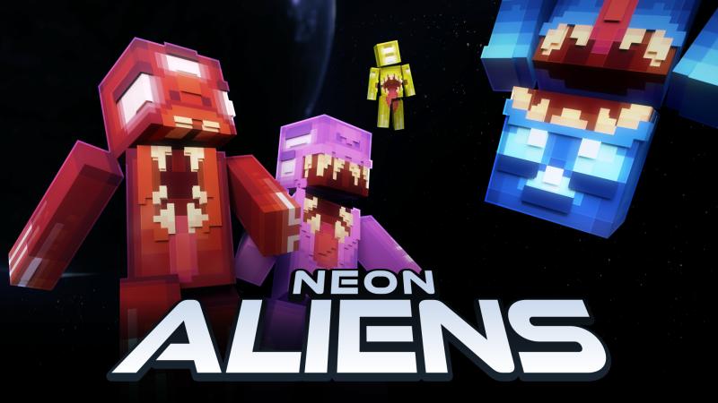 Neon Aliens Key Art