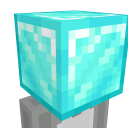 Diamond Block Head on the Minecraft Marketplace by Spark Universe