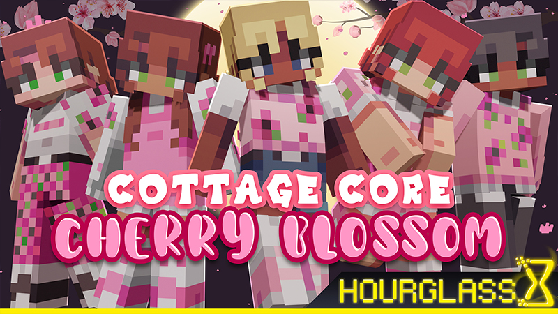 Cottage Core Cherry Blossoms Key Art