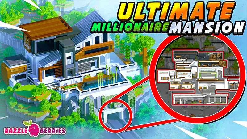 Millionaire Mountain Mansion in Minecraft Marketplace