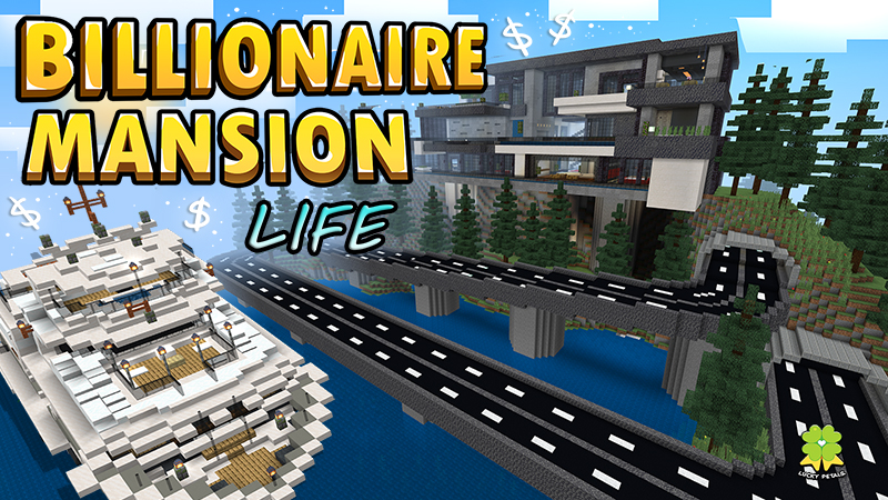 Billionaire Mansion Life Key Art