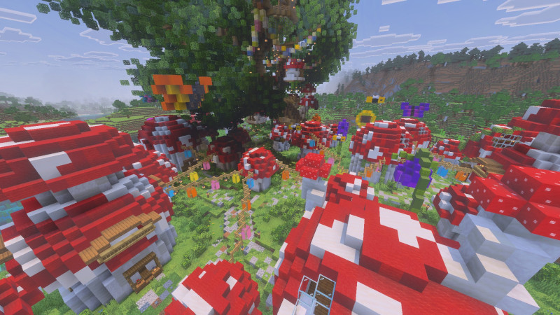 Mushroom Village by Block Perfect Studios