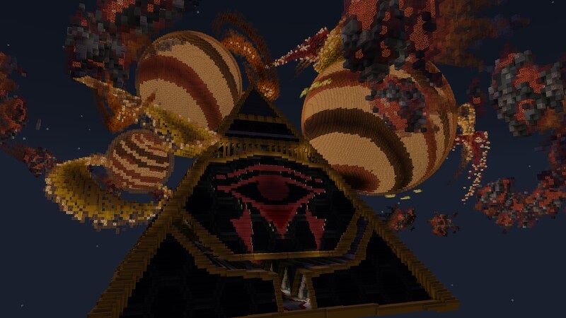 Space Pyramids by Razzleberries