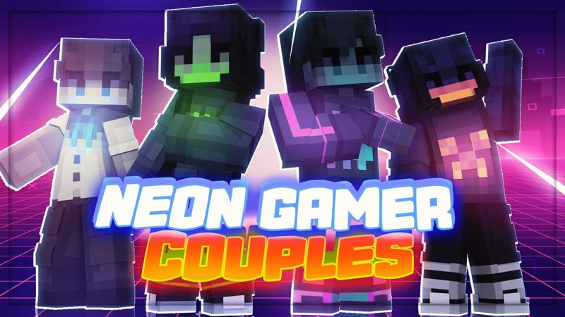 Neon Gamer Couples Key Art