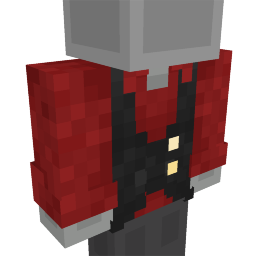 Black Vest Red Shirt