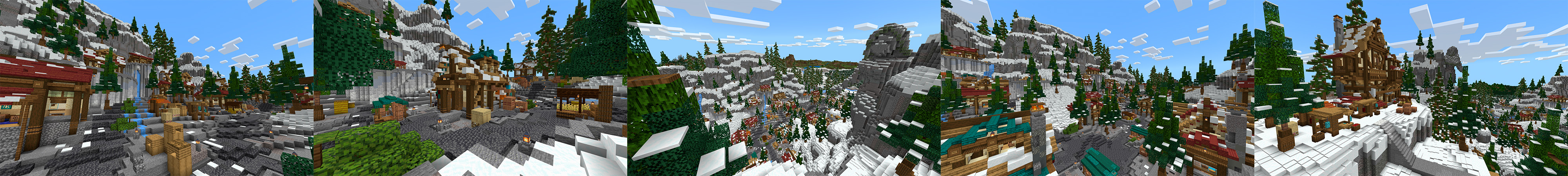 Snowy Valley Panorama