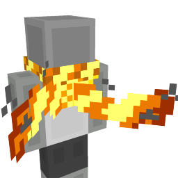 Blaze Shoulder Scarf on the Minecraft Marketplace by Builders Horizon