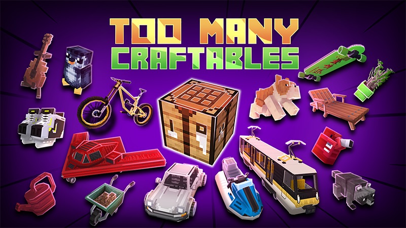 Too Many Craftables Key Art