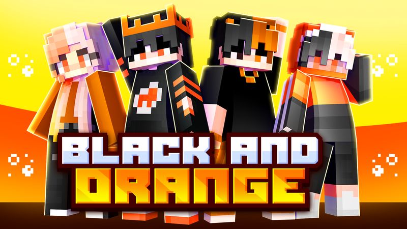 Black and Orange