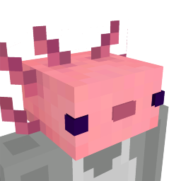 Pink Axolotl Head Key Art