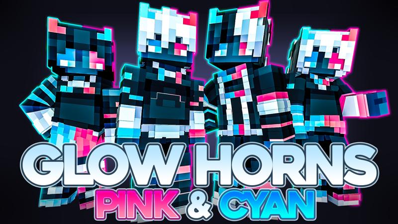 Glow Horns Pink & Cyan Key Art