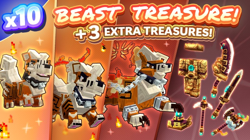 10x Beast Treasure [+3 FREE]