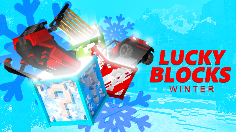 Lucky Blocks: Winter Key Art