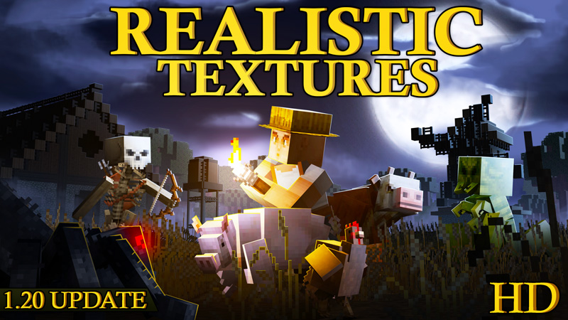 Texturas REALISTAS GRATUITAS para Minecraft 1.20 