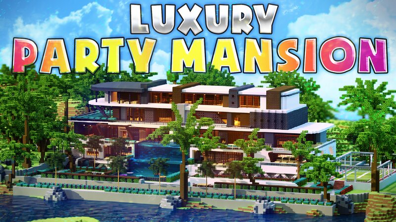 Luxury Party Mansion Key Art