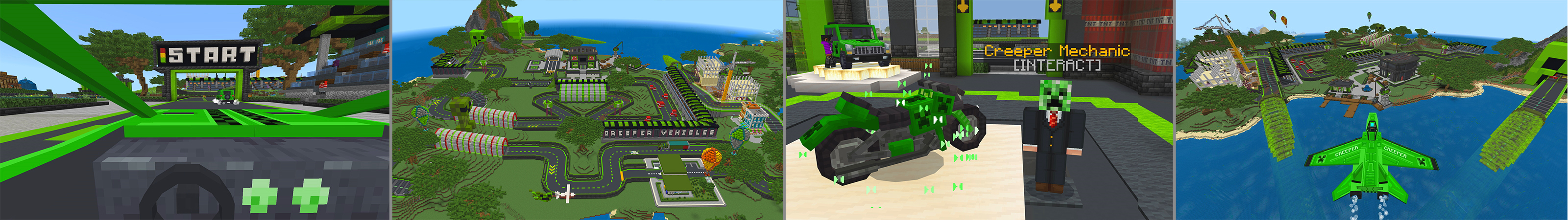 Creeper Vehicles Panorama