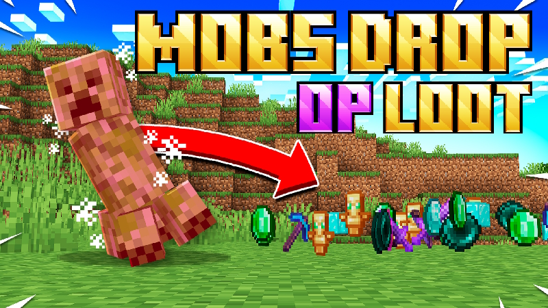 Mobs Drop OP Loot