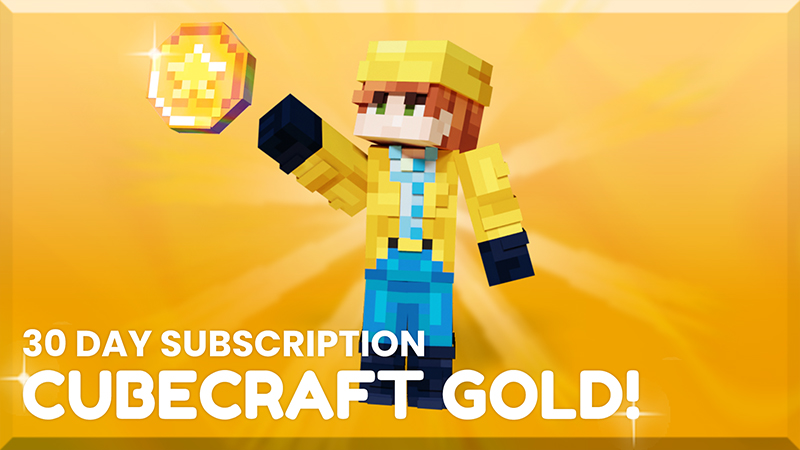 Old - CubeCraft Gold - 30 Days Key Art