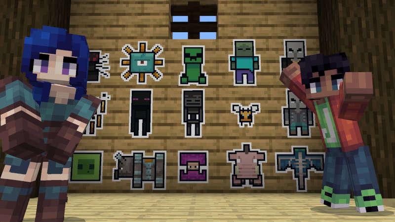 Papercraft Mob Stickers Add-On Screenshot #1