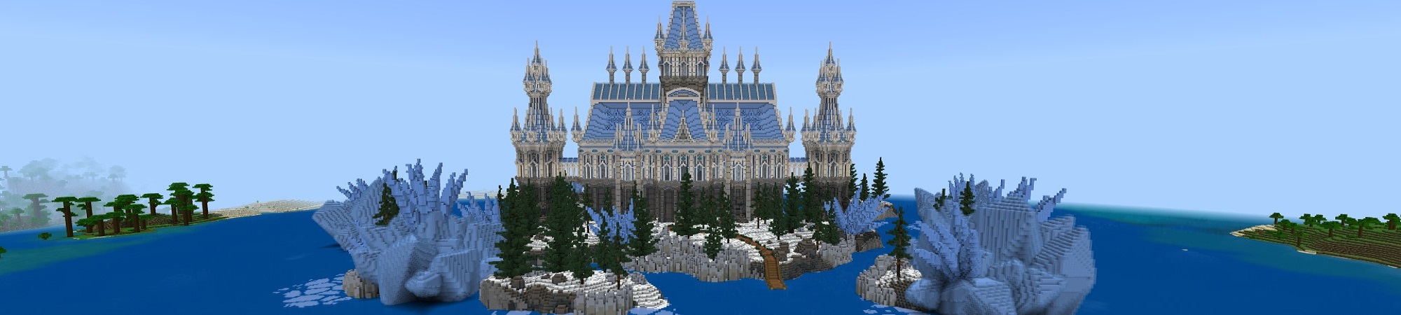 Ice Crystal Castle Panorama