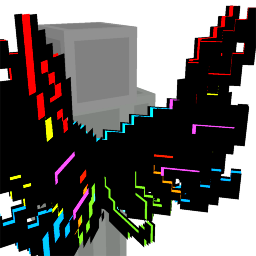 RGB Flare Tail Wings on the Minecraft Marketplace by Block Perfect Studios