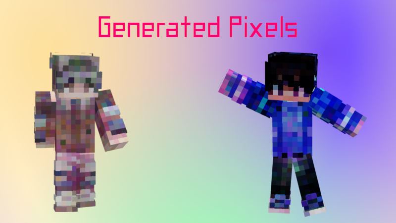 Generated Pixels Key Art