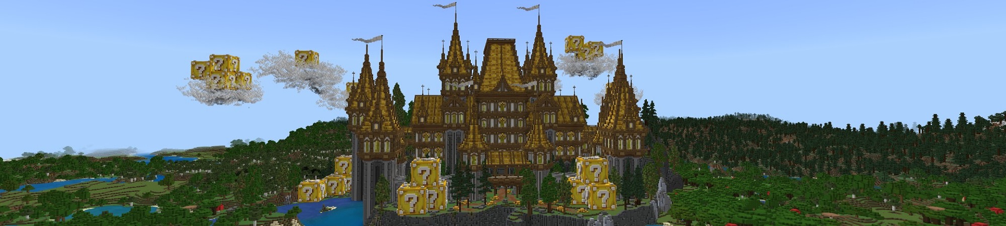 Lucky Block Castle Panorama