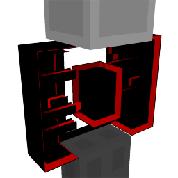 Red Wireframe Chest