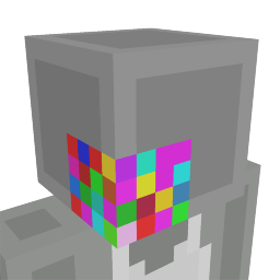 Glitched Head Key Art