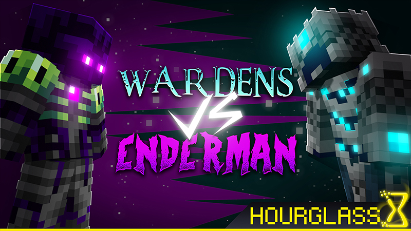 Wardens VS Enderman Key Art