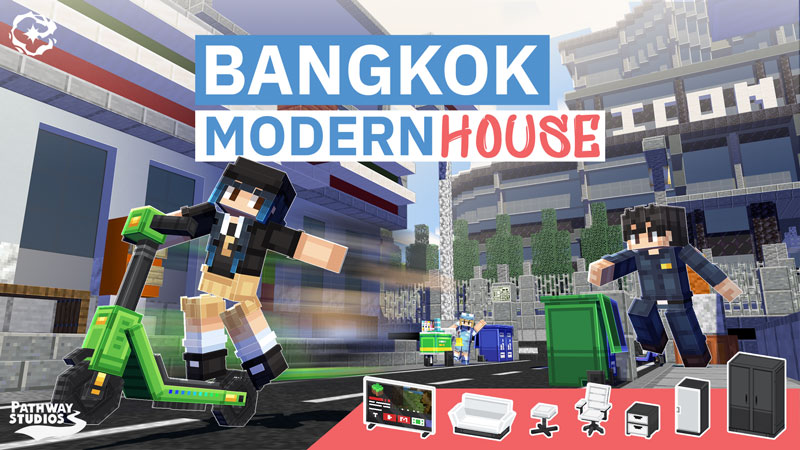 Bangkok Modern House on the Minecraft Marketplace by Pathway Studios