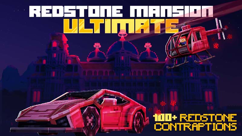 ULTIMATE Redstone Mansion Key Art