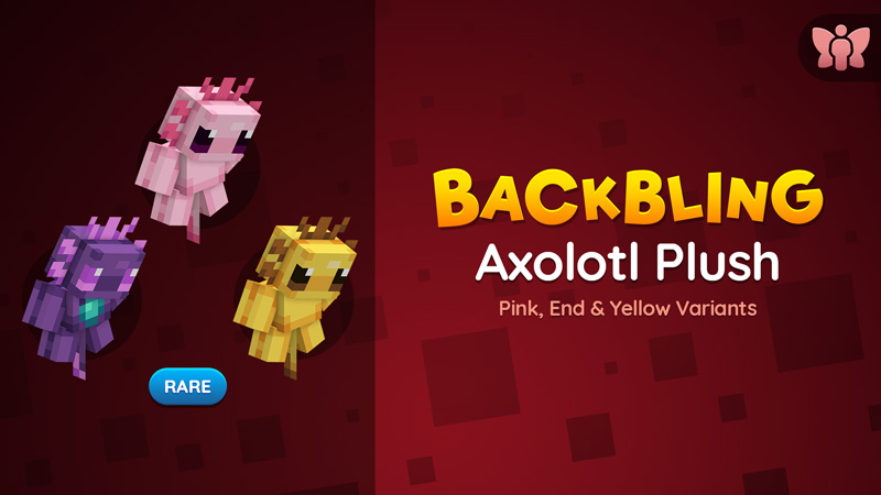 Axolotl Plush Back Bling Key Art