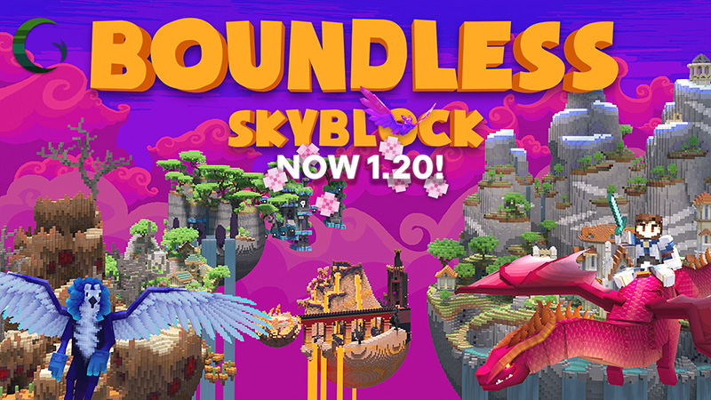 Boundless Skyblock Key Art