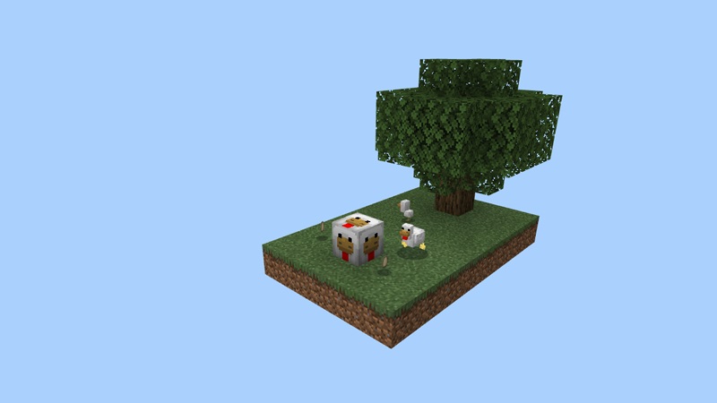 Mob Blocks One Block Challenge screenshot 2