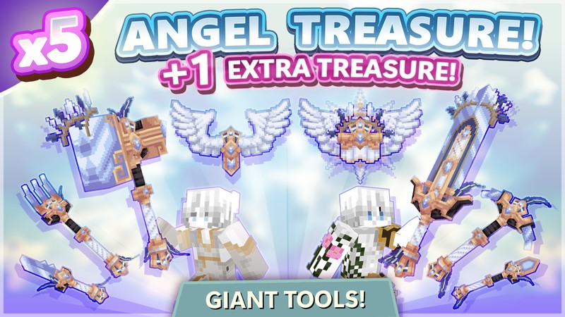 [BedWars SMP] 5x Angel Treasure [+1 FREE]